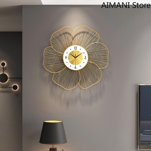 wall clocks metal flower nordic clock modern minimalist fashion living room decoration watch creative luxury home plant
wall clocks metal flower nordic clock modern minimalist fashion living room decoration watch creative luxury home plant