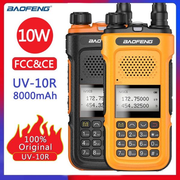walkie talkie genuine 10w baofeng uv-10r high power 8000mah dual band handheld with fcc&ce two way radio type c charging
walkie talkie genuine 10w baofeng uv-10r high power 8000mah dual band handheld with fcc&ce two way radio type c charging