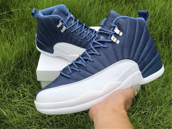 Original version Union 12 Basketball Shoes Stone Blue XII Real Carbon Fiber Fashion Trainers
Original version Union 12 Basketball Shoes Stone Blue XII Real Carbon Fiber Fashion Trainers