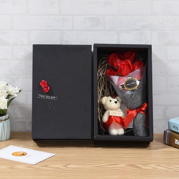 decorative flowers & wreaths artificial flowe soap roses bear bouquet fake flower simulation gift box for wedding party birthday valentine&#
decorative flowers & wreaths artificial flowe soap roses bear bouquet fake flower simulation gift box for wedding party birthday valentine&#