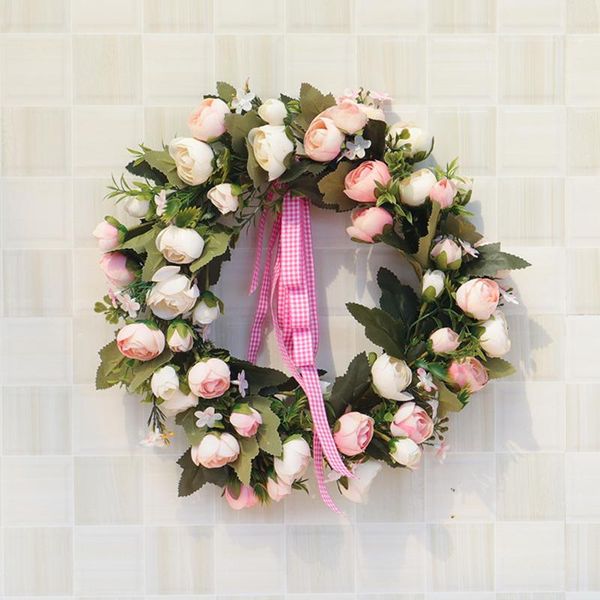 decorative flowers & wreaths wedding decoration flower leaf wreath artificial hoop wall window door hanging decor christmas party for home s
decorative flowers & wreaths wedding decoration flower leaf wreath artificial hoop wall window door hanging decor christmas party for home s