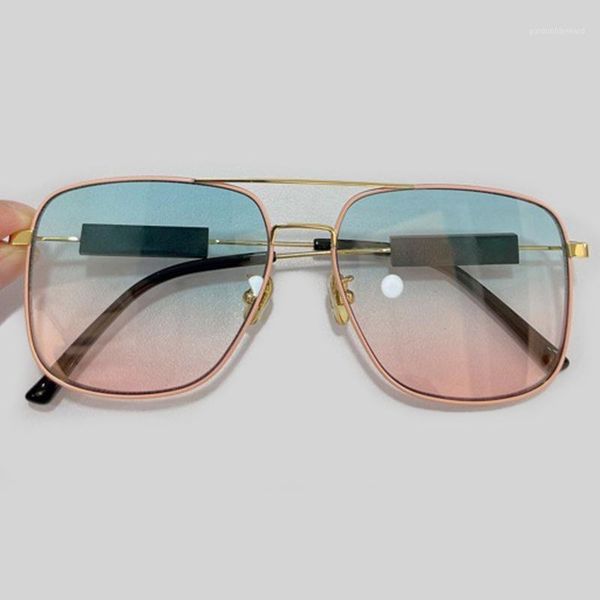 square alloy frame women men fashion sunglasses mirror gradient lens eyewear feminino, White;black
square alloy frame women men fashion sunglasses mirror gradient lens eyewear feminino, White;black