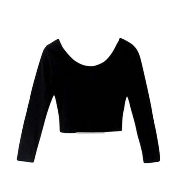 women's t-shirt women girls cotton solid long sleeve casual tees t-shirts basic shirt lady clothes, White
women's t-shirt women girls cotton solid long sleeve casual tees t-shirts basic shirt lady clothes, White