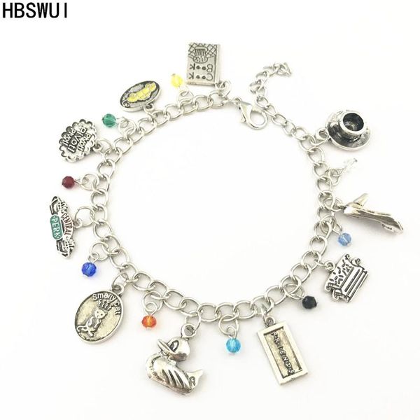 charm bracelets hbswui friends bracelet classic anime tv movie fashion metal jewelry cosplay gifts for woman girl men, Golden;silver
charm bracelets hbswui friends bracelet classic anime tv movie fashion metal jewelry cosplay gifts for woman girl men, Golden;silver