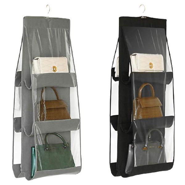 storage boxes & bins hpdear 2 pack hanging handbag organizer with 6 pockets, dustproof wardrobe closet bags
storage boxes & bins hpdear 2 pack hanging handbag organizer with 6 pockets, dustproof wardrobe closet bags