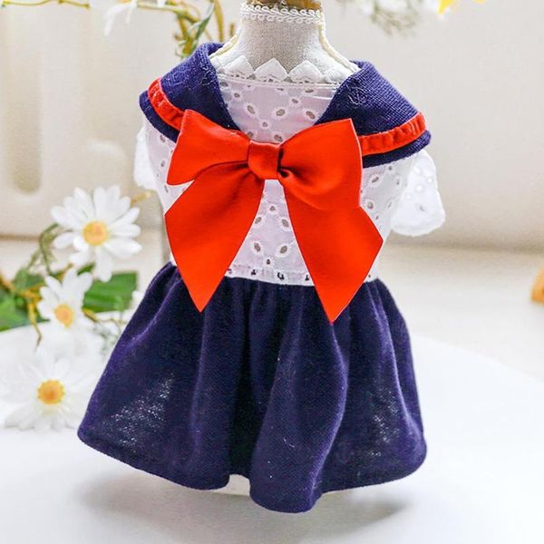 pet skirt round neck pricess costume red bowknot for dogs summer clothes dot dog apparel
pet skirt round neck pricess costume red bowknot for dogs summer clothes dot dog apparel