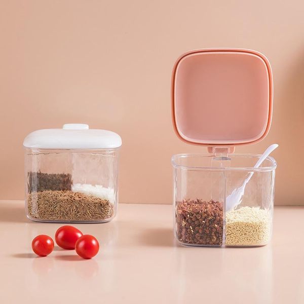 storage bottles & jars seasoning box kitchen combination set household plastic multi grid bottle jar dustproof tape spoon
storage bottles & jars seasoning box kitchen combination set household plastic multi grid bottle jar dustproof tape spoon