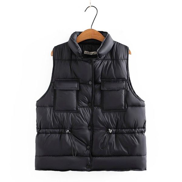 women's vests 2021 autumn winter women vest coat solid stand collar sleeveless thicken black white warm padded plus size 4xl
women's vests 2021 autumn winter women vest coat solid stand collar sleeveless thicken black white warm padded plus size 4xl