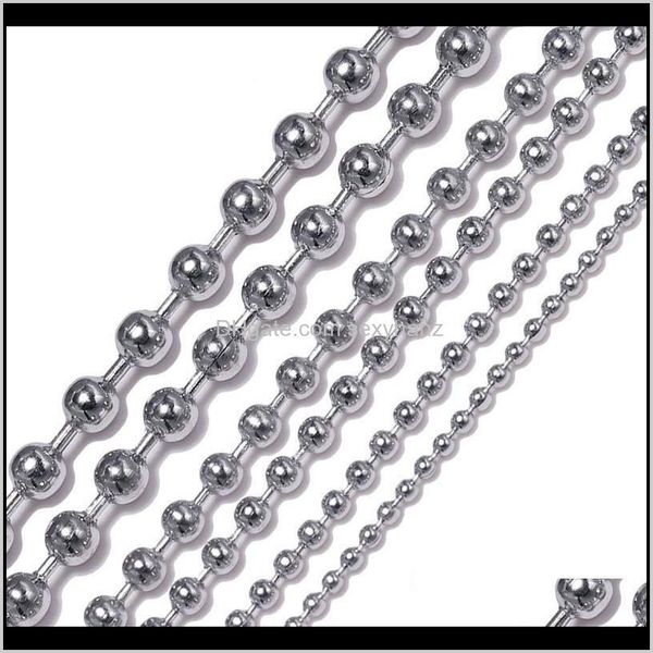 necklaces & pendants jewelrywholesale 1.2/1.5/2/2.4/3/3.2/4/4.5/5/6mm stainless steel ball chain necklace for pendant or dog tags chains jew, Silver
necklaces & pendants jewelrywholesale 1.2/1.5/2/2.4/3/3.2/4/4.5/5/6mm stainless steel ball chain necklace for pendant or dog tags chains jew, Silver