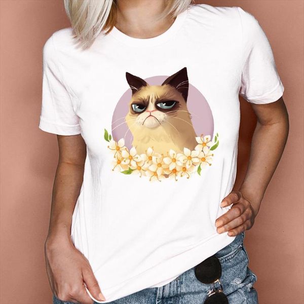 graphic cat face funny women t shirt cartoon animal 90s clothing cute summer spring lady clothes tees print female, White
graphic cat face funny women t shirt cartoon animal 90s clothing cute summer spring lady clothes tees print female, White