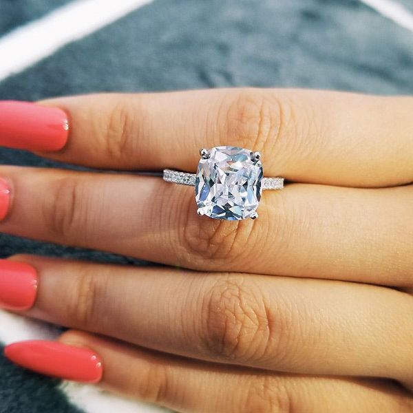 cluster rings original 925 sterling silver ring finger 4ct cushion cut diamond wedding engagement for women z gemstone fine jewelry, Golden;silver
cluster rings original 925 sterling silver ring finger 4ct cushion cut diamond wedding engagement for women z gemstone fine jewelry, Golden;silver