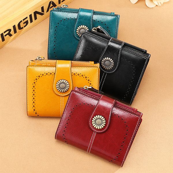 women short organizer wallet solid color hasp mini wallets womens bags wholesale credit card genuine leather black/red/grey q47x60, Red;black
women short organizer wallet solid color hasp mini wallets womens bags wholesale credit card genuine leather black/red/grey q47x60, Red;black