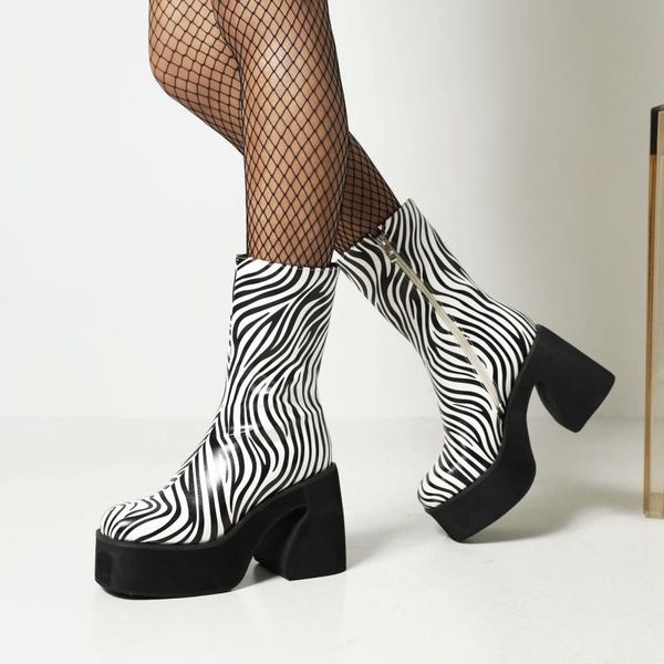 boots 2021 fashion platform ankle chunky high heel women autumn winter zipper short comfortable party office shoes, Black
boots 2021 fashion platform ankle chunky high heel women autumn winter zipper short comfortable party office shoes, Black