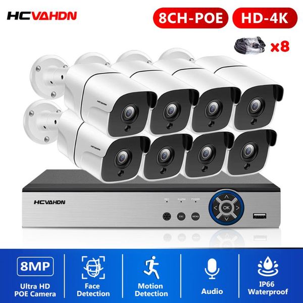 8ch nvr cctv camera security system 8mp video surveillance kit h.265 outdoor audio record poe ip wireless kits
8ch nvr cctv camera security system 8mp video surveillance kit h.265 outdoor audio record poe ip wireless kits