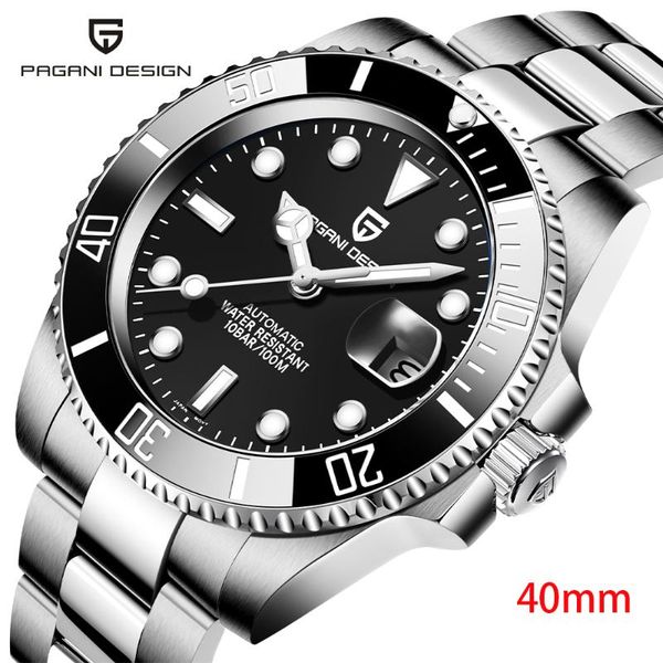 wristwatches 2021 pagani design brand nh35a watch men 40mm automatic mechanical stainless steel waterproof reloj hombre, Slivery;brown
wristwatches 2021 pagani design brand nh35a watch men 40mm automatic mechanical stainless steel waterproof reloj hombre, Slivery;brown