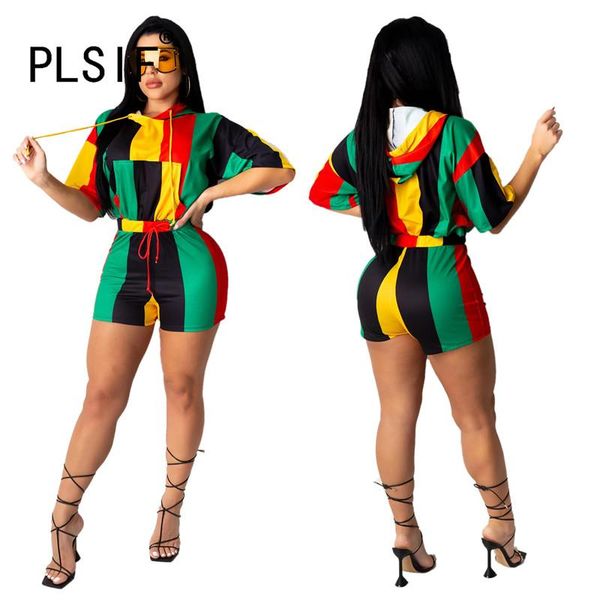 women's tracksuits european hoodies crop and shorts set summer patchwork print 2 pieces outfits, Gray
women's tracksuits european hoodies crop and shorts set summer patchwork print 2 pieces outfits, Gray