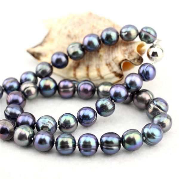 chokers habitoo genuine 10-11mm natural peacock black thread shape freshwater pearl choker necklace for women fashion jewelry gift, Golden;silver
chokers habitoo genuine 10-11mm natural peacock black thread shape freshwater pearl choker necklace for women fashion jewelry gift, Golden;silver