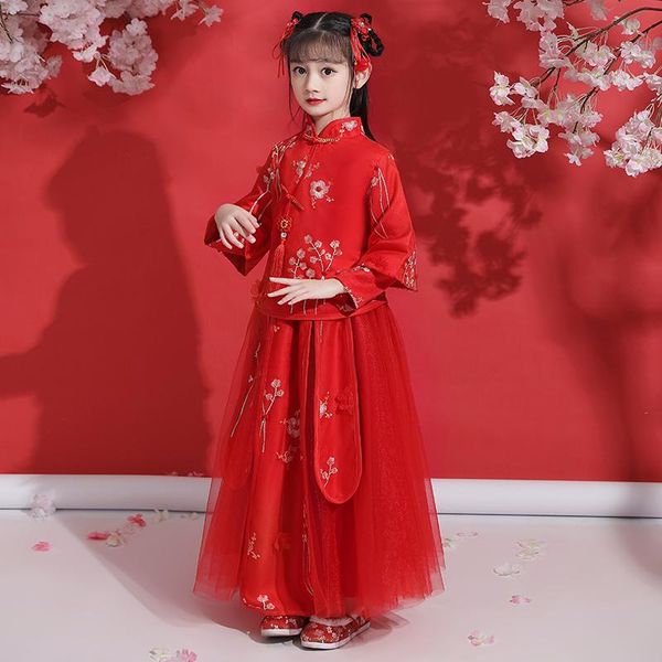year uniform red flower girls dresses traditiona festival lovely chinese cheongsam baby kids elegant clothes ethnic clothing
year uniform red flower girls dresses traditiona festival lovely chinese cheongsam baby kids elegant clothes ethnic clothing