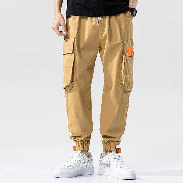 men yellow green khaki joggers pants summer 2021 mens big pockets ankel cargo male spring streetwear overalls sweatpants men's, Black
men yellow green khaki joggers pants summer 2021 mens big pockets ankel cargo male spring streetwear overalls sweatpants men's, Black