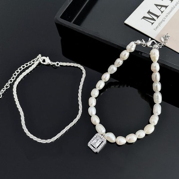 charm bracelets origin summer double-layer real pearl beaded for women ladies square spark rhinestone pendant jewelry, Golden;silver
charm bracelets origin summer double-layer real pearl beaded for women ladies square spark rhinestone pendant jewelry, Golden;silver