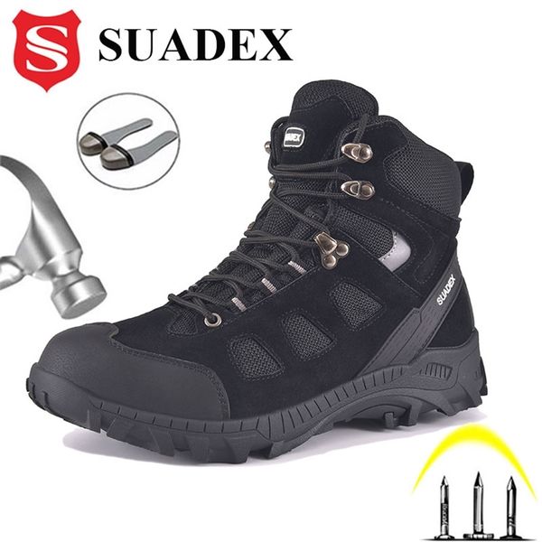 suadex men work safety boots anti-smashing industrial shoes anti-sand desert boot outdoor ankle footwear eur size 37-48 211023, Black
suadex men work safety boots anti-smashing industrial shoes anti-sand desert boot outdoor ankle footwear eur size 37-48 211023, Black