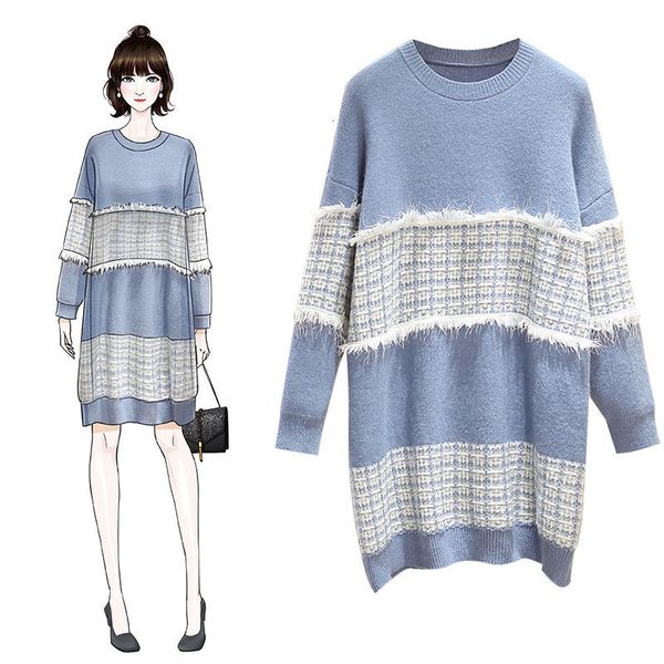 tees shredded chess mode plus size winter mesh loose mid-length sweater dress kobieta sukienka y013 iqr3, White
tees shredded chess mode plus size winter mesh loose mid-length sweater dress kobieta sukienka y013 iqr3, White