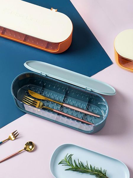storage bottles & jars household tableware box with lid kitchen spoon fork chopsticks dust-proof and drain
storage bottles & jars household tableware box with lid kitchen spoon fork chopsticks dust-proof and drain