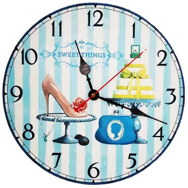 wall clocks 34cm quartz silent retro wooden clock sweet things large vintage rustic shabby colorful non -ticking quiet kitchen bedroom
wall clocks 34cm quartz silent retro wooden clock sweet things large vintage rustic shabby colorful non -ticking quiet kitchen bedroom