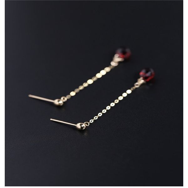 daimi faceted water drop garnet earrings gemstones female genuine 14k gold gild red gemstone ear line customization, Golden;silver
daimi faceted water drop garnet earrings gemstones female genuine 14k gold gild red gemstone ear line customization, Golden;silver