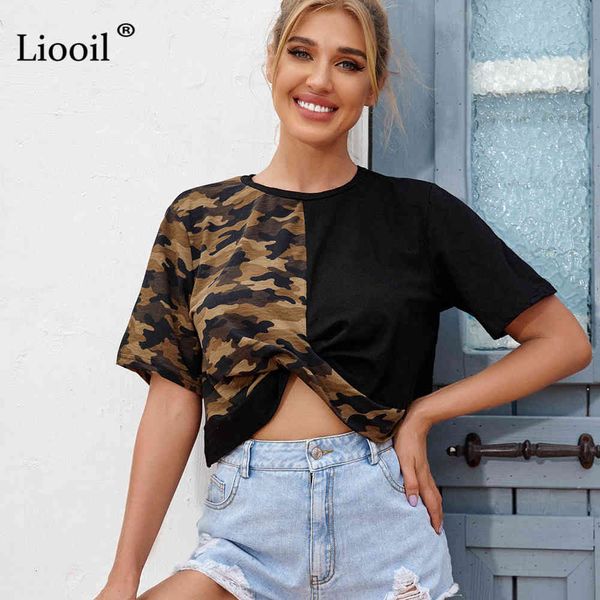 t shirts casual patchwork camouflage cropped women summer clothes cotton sleeve o neck loose female short t shirts t4r2, White
t shirts casual patchwork camouflage cropped women summer clothes cotton sleeve o neck loose female short t shirts t4r2, White
