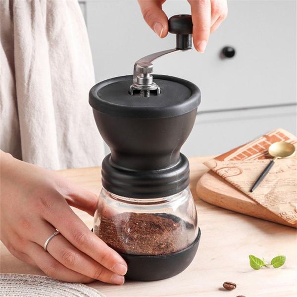 manual coffee grinders creative bean grinder with sealed glass storage jar durable soybean mill household small maker kitchen tool
manual coffee grinders creative bean grinder with sealed glass storage jar durable soybean mill household small maker kitchen tool