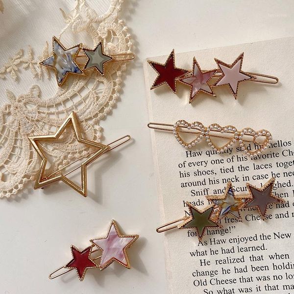 women girls sweet elegant retro temperament star alloy ornament hair clips lady lovely hairpins female fashion accessories1
women girls sweet elegant retro temperament star alloy ornament hair clips lady lovely hairpins female fashion accessories1