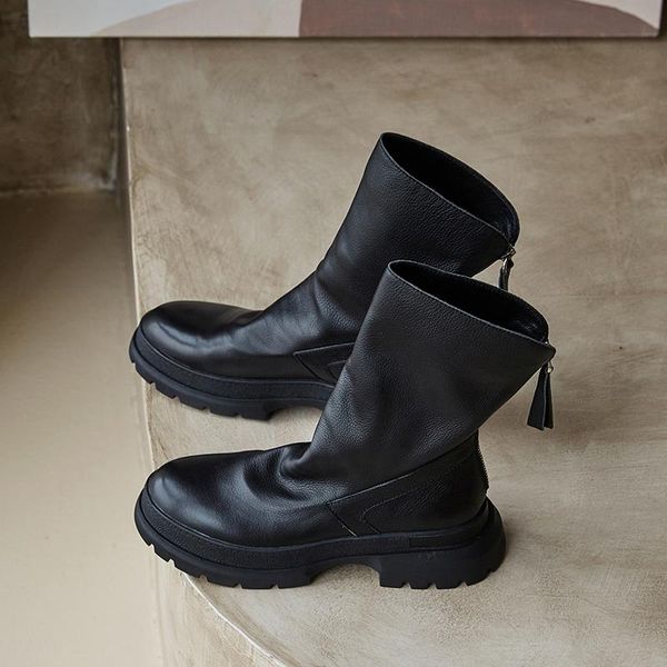 boots sklfgxzy women genuine leather short leisure fashion runway show shoes winter size 34-40, Black
boots sklfgxzy women genuine leather short leisure fashion runway show shoes winter size 34-40, Black