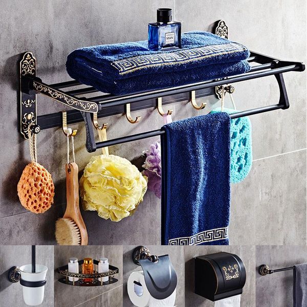 bath accessory set black and gold carved bathroom accessories aluminum hardware sets towel rack,paper holder toilet brush bar
bath accessory set black and gold carved bathroom accessories aluminum hardware sets towel rack,paper holder toilet brush bar