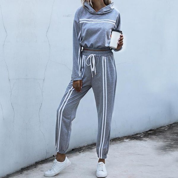 fitness casual 2 piece set tracksuit women side striped hoodies cropped and pants jogger two outfits yoga, White;red
fitness casual 2 piece set tracksuit women side striped hoodies cropped and pants jogger two outfits yoga, White;red