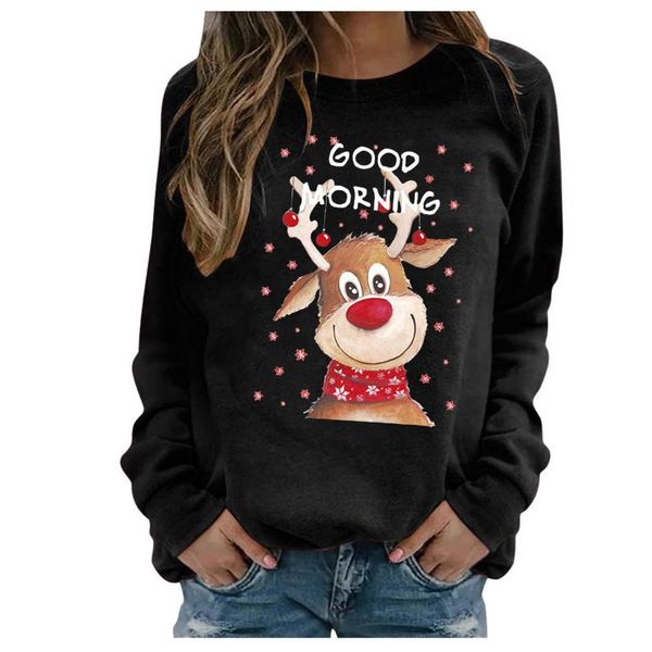 women's hoodies & sweatshirts christmas o-neck winter clothes fashion print long-sleeved sweatshirt casual blouse pullover, Black
women's hoodies & sweatshirts christmas o-neck winter clothes fashion print long-sleeved sweatshirt casual blouse pullover, Black