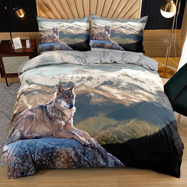 bedding sets animal set 3d gray quilt cover wolf linens bed and pillow slips full double single twin king size 160*200cm
bedding sets animal set 3d gray quilt cover wolf linens bed and pillow slips full double single twin king size 160*200cm