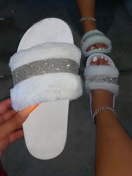 fashion women real fur slippers girls lovely fluffy shoes slides flat sandals casual, Black
fashion women real fur slippers girls lovely fluffy shoes slides flat sandals casual, Black