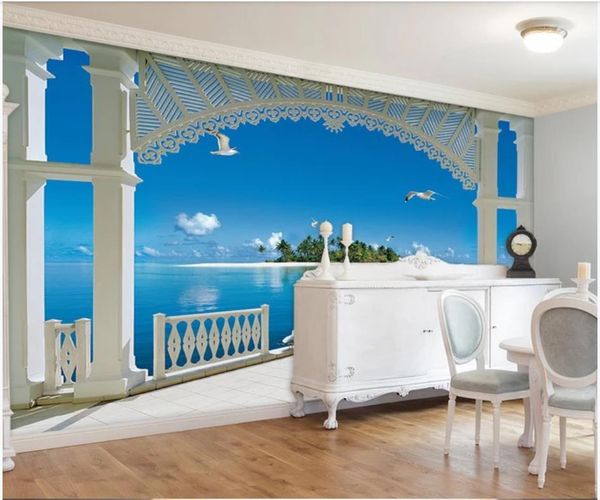 custom po wallpaper 3d murals for walls 3 d european stereo seaside scenery tv background wall papers home decor wallpapers
custom po wallpaper 3d murals for walls 3 d european stereo seaside scenery tv background wall papers home decor wallpapers