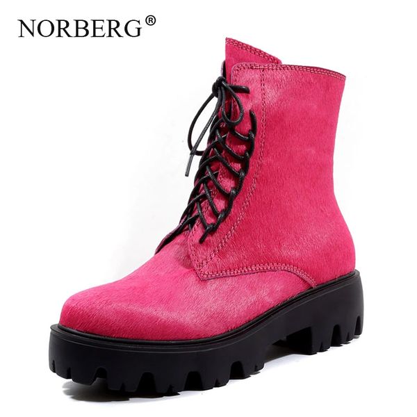 norberg winter lace-up with boot horse hair round head waterproof platform muffin platform boots high-end brand shoes 210507, Black
norberg winter lace-up with boot horse hair round head waterproof platform muffin platform boots high-end brand shoes 210507, Black