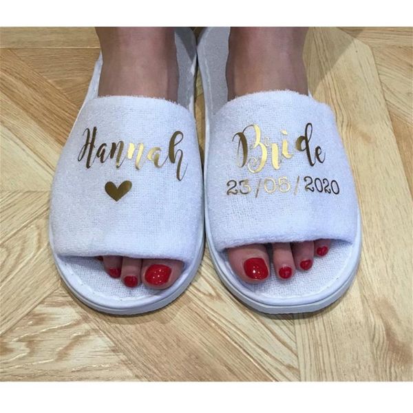 slippers custom gold heart bride slippers, wedding slippers,bridesmaid mother of groom gift,flower girl slippers,hen night favors, Black
slippers custom gold heart bride slippers, wedding slippers,bridesmaid mother of groom gift,flower girl slippers,hen night favors, Black