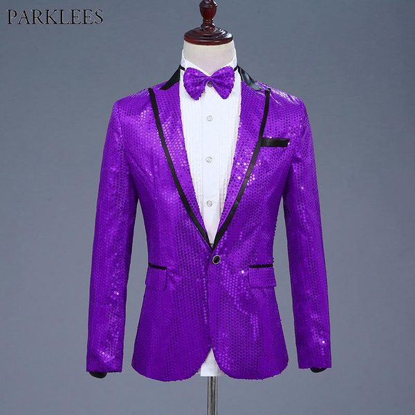 men's suits & blazers purple sequin glitter one button blazer jacket men nightclub prom laple piping suit club stage singer costume hom, White;black
men's suits & blazers purple sequin glitter one button blazer jacket men nightclub prom laple piping suit club stage singer costume hom, White;black