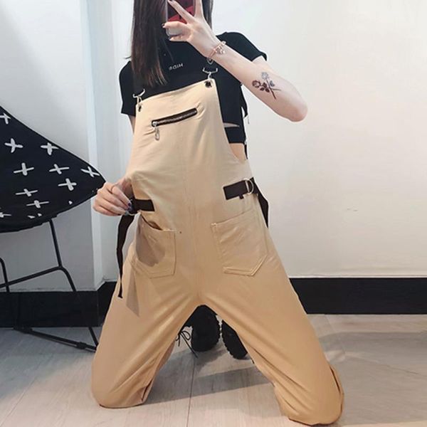 women's jumpsuits & rompers womens cool loose dungarees cami hip hop romper baggy playsuit mid rise cargo pants jumpsuit women streetwe, Black;white
women's jumpsuits & rompers womens cool loose dungarees cami hip hop romper baggy playsuit mid rise cargo pants jumpsuit women streetwe, Black;white