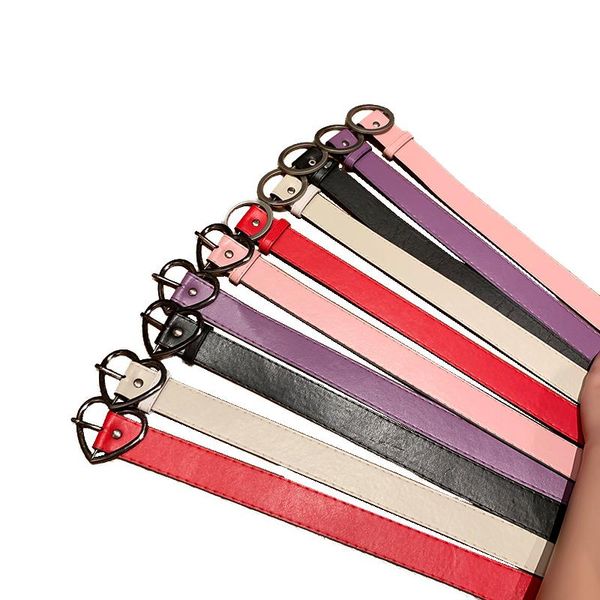 belts sweetheart buckle with adjustable ladies cute heart-shaped thin belt punk fashion women, Black;brown
belts sweetheart buckle with adjustable ladies cute heart-shaped thin belt punk fashion women, Black;brown