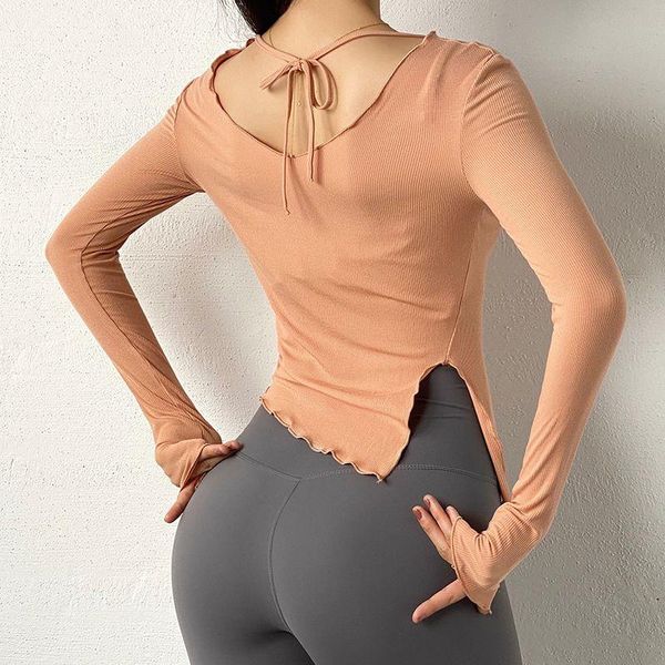 yoga outfit stretch tight-fitting workout clothes women's quick-drying sports wear autumn running long-sleeved t-shirts
yoga outfit stretch tight-fitting workout clothes women's quick-drying sports wear autumn running long-sleeved t-shirts