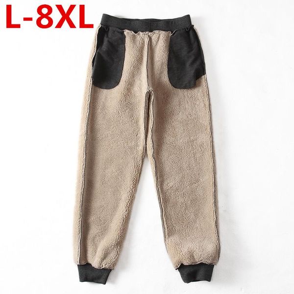 big plus size 8xl 7xl outfits man warm casual fleece spring autumn winter cotton pants fashion trousers men's, Black
big plus size 8xl 7xl outfits man warm casual fleece spring autumn winter cotton pants fashion trousers men's, Black