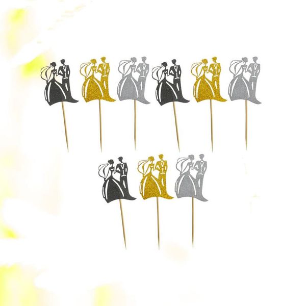 other festive & party supplies 9pcs wedding glitter cake ers paper picks diy decoration bride and groom design dessert insert favor (bla
other festive & party supplies 9pcs wedding glitter cake ers paper picks diy decoration bride and groom design dessert insert favor (bla