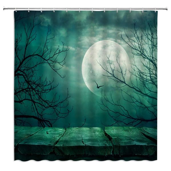 horror shower curtain decor full moon in sky and dead tree branches vintage wooden board halloween teal fabric bath curtains
horror shower curtain decor full moon in sky and dead tree branches vintage wooden board halloween teal fabric bath curtains