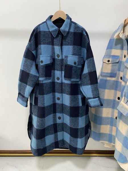 women's wool & blends 2021 autumn winter women oversize plaid 80% outerwear coat female chic jacket 4 color gdnz 10.08, Black
women's wool & blends 2021 autumn winter women oversize plaid 80% outerwear coat female chic jacket 4 color gdnz 10.08, Black