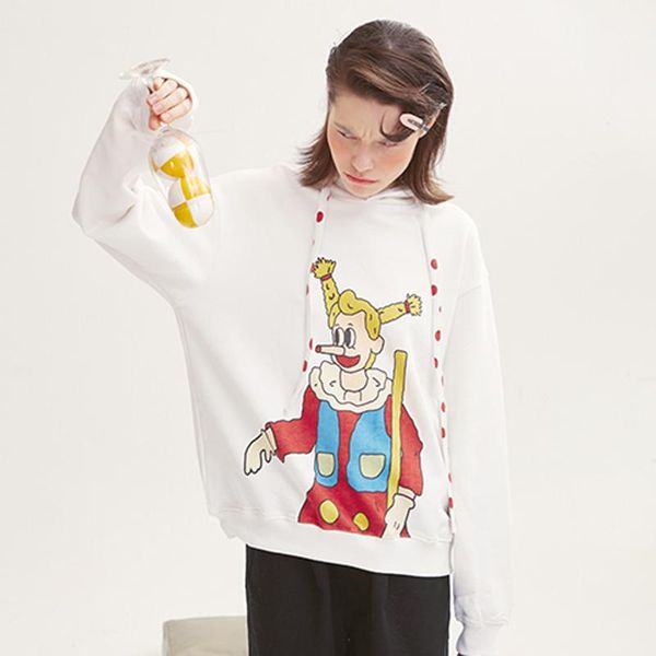 women's hoodies & sweatshirts 2021 casual hoodie for women long sleeve spring white cartoon printed ladies loose pullover cotton jumper, Black
women's hoodies & sweatshirts 2021 casual hoodie for women long sleeve spring white cartoon printed ladies loose pullover cotton jumper, Black